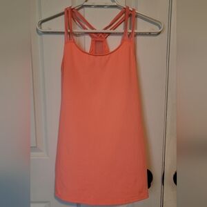 Fabletics Pink Backless Sleeveless Tank Top
